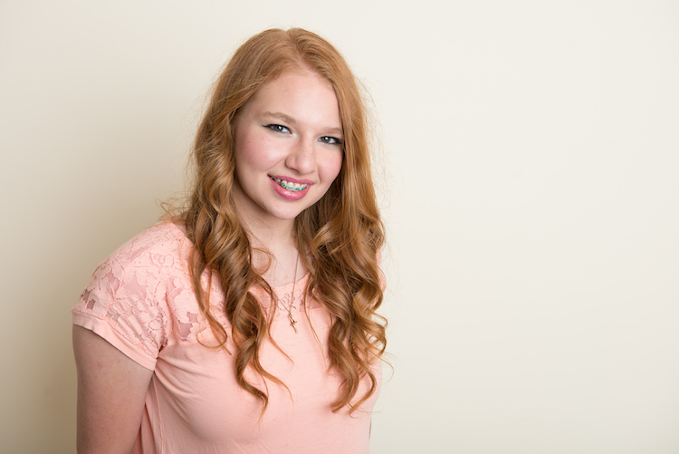 Group of teens happy about getting braces